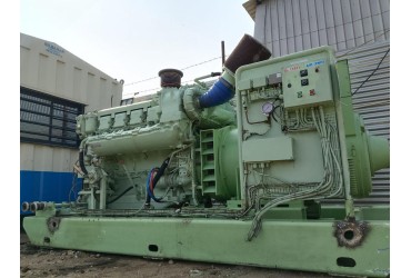MTU 8V396 COMPLETE GENERATOR RUNNING HOURS 109. KVA 1063 / 1800 RPM